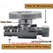 Ez-Fluid F1960 Expansion 1/2in PEX x 3/8in OD Compression, 1/4 Turn Straight Stop Valve, Chrome Plated EZSPE12 - alternate 2